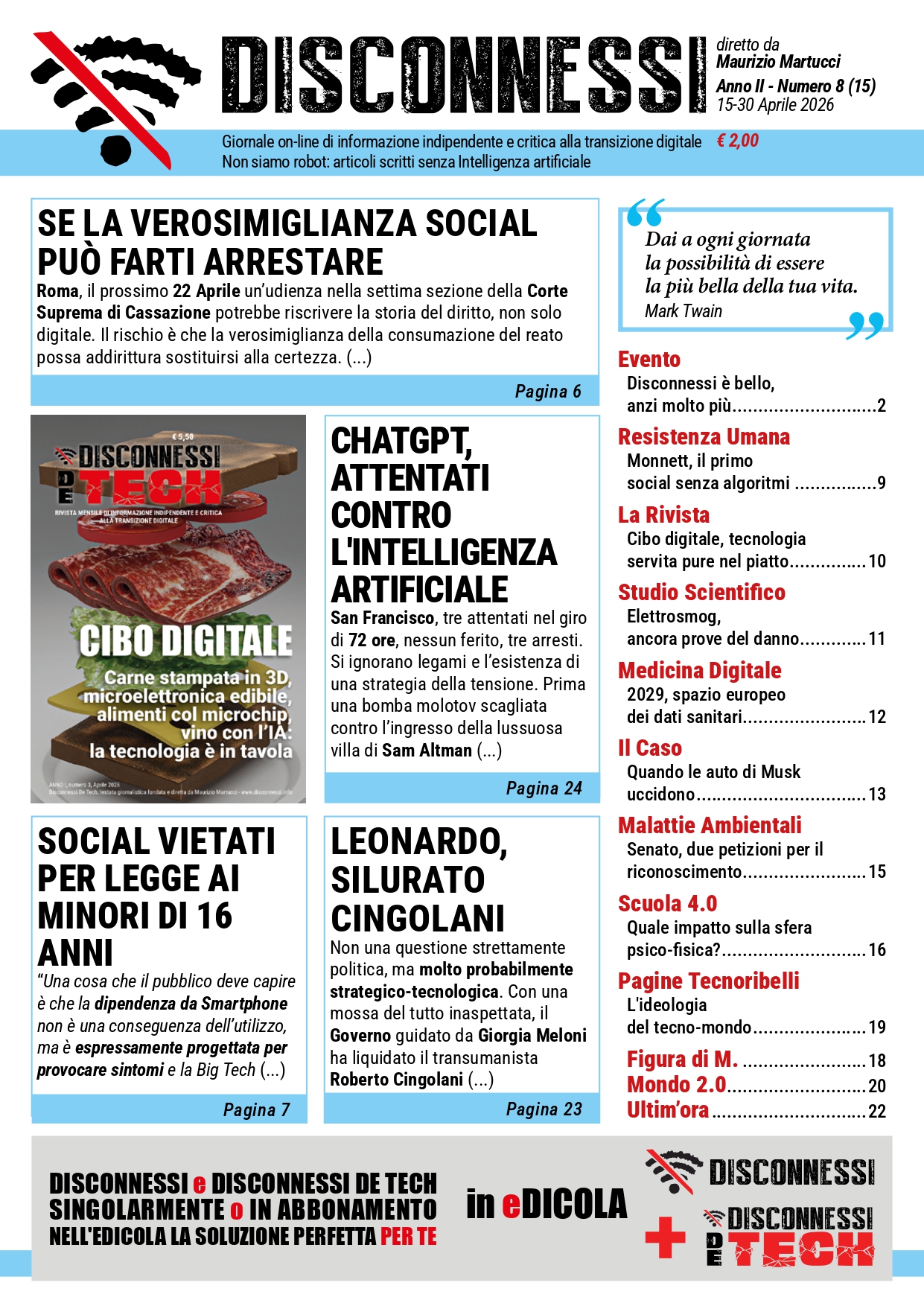Disconnessi 15 Aprile 2026