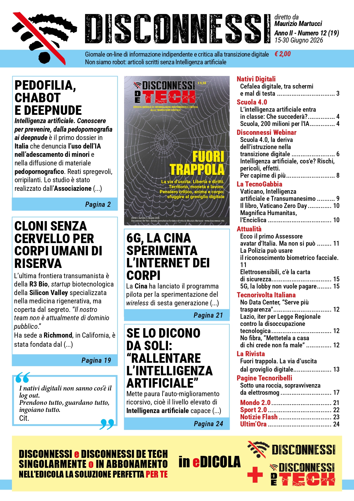 Disconnessi 15 Giugno 2026