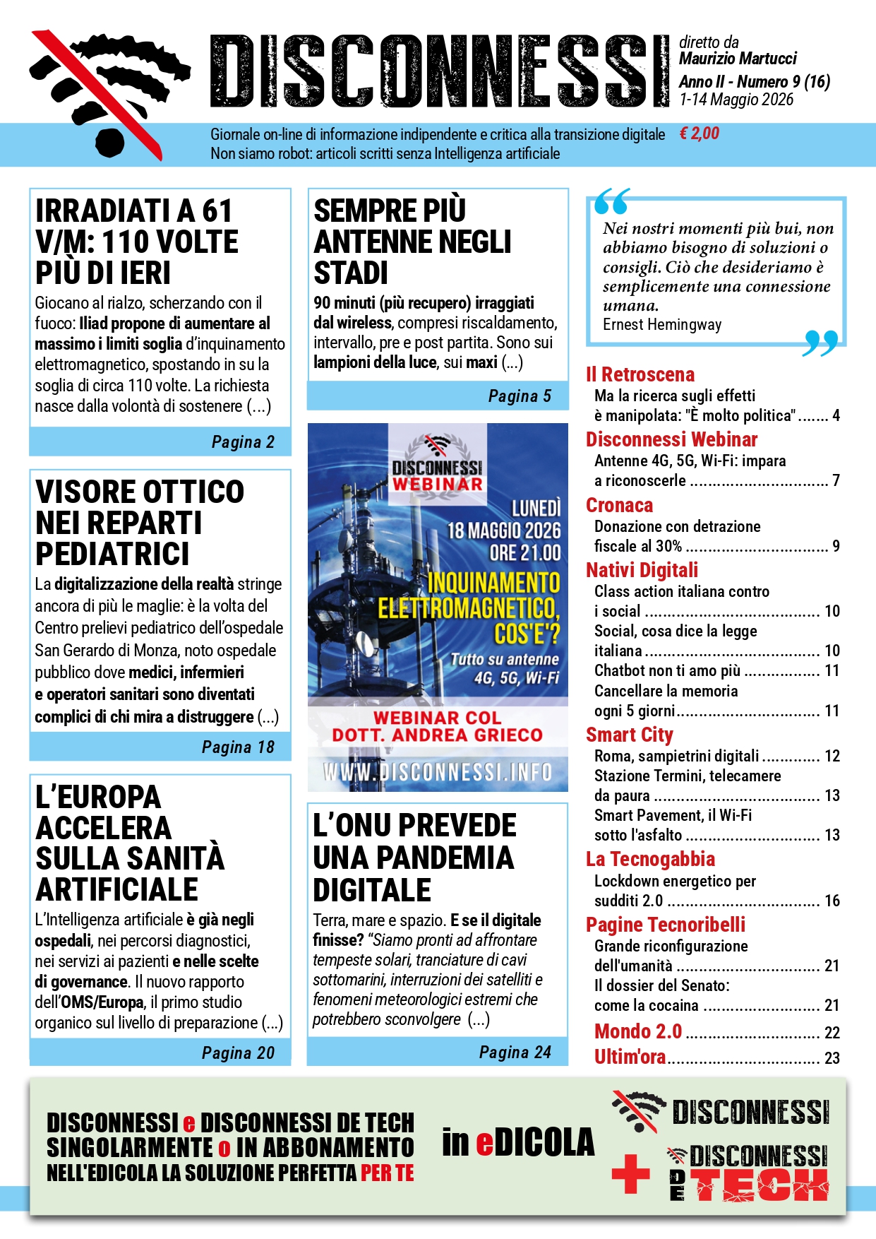 Disconnessi 15 Maggio 2026