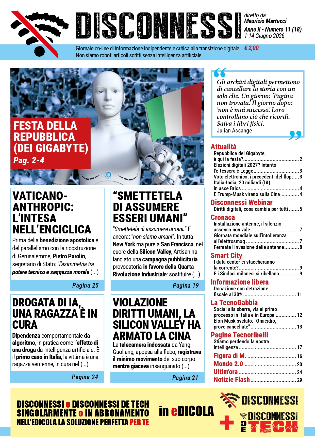 Disconnessi 1 Giugno 2026