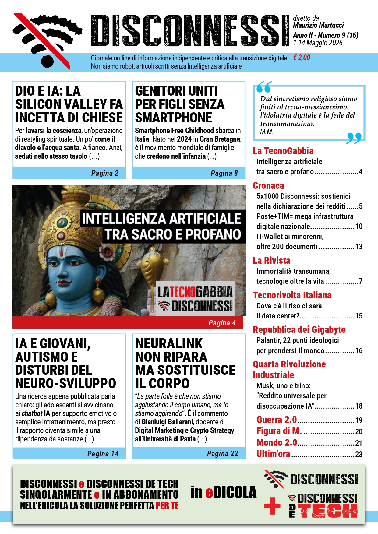 Disconnessi 1 Maggio 2026