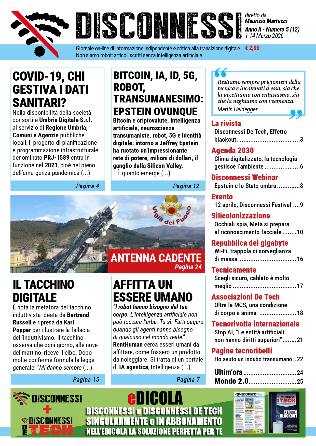 Disconnessi 1 Marzo 2026