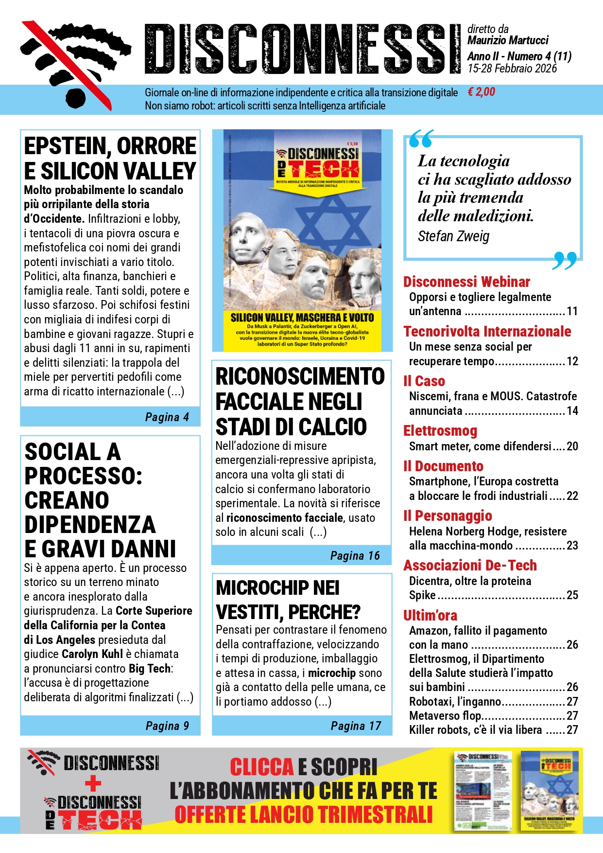 Disconnessi 15 Febbraio 2026